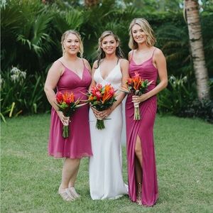 Mulberry Deandra dress from Azazie (long dress in picture)